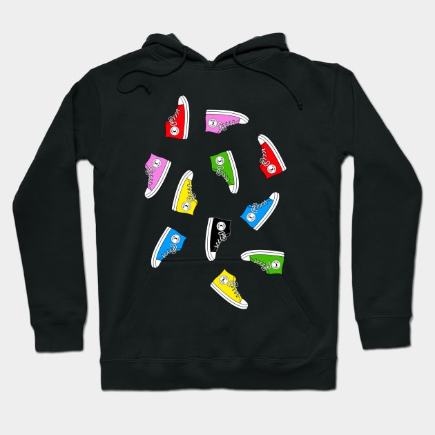 high top sneakers Hoodie by B0red